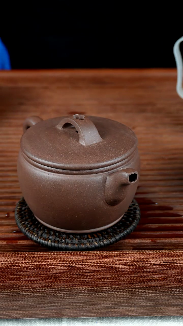 【闪购商品】紫砂茶壶汉瓦紫泥半手