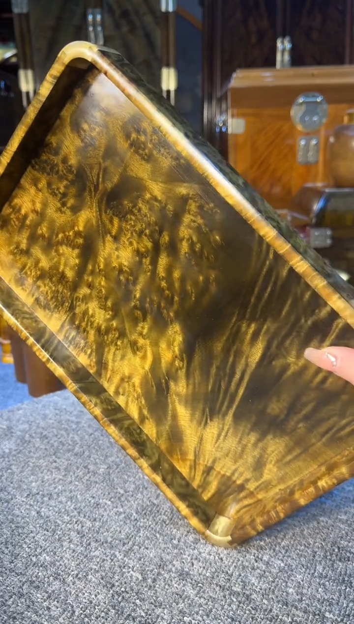 【闪购商品】乌木类成套家具阴沉乌木托盘Y11