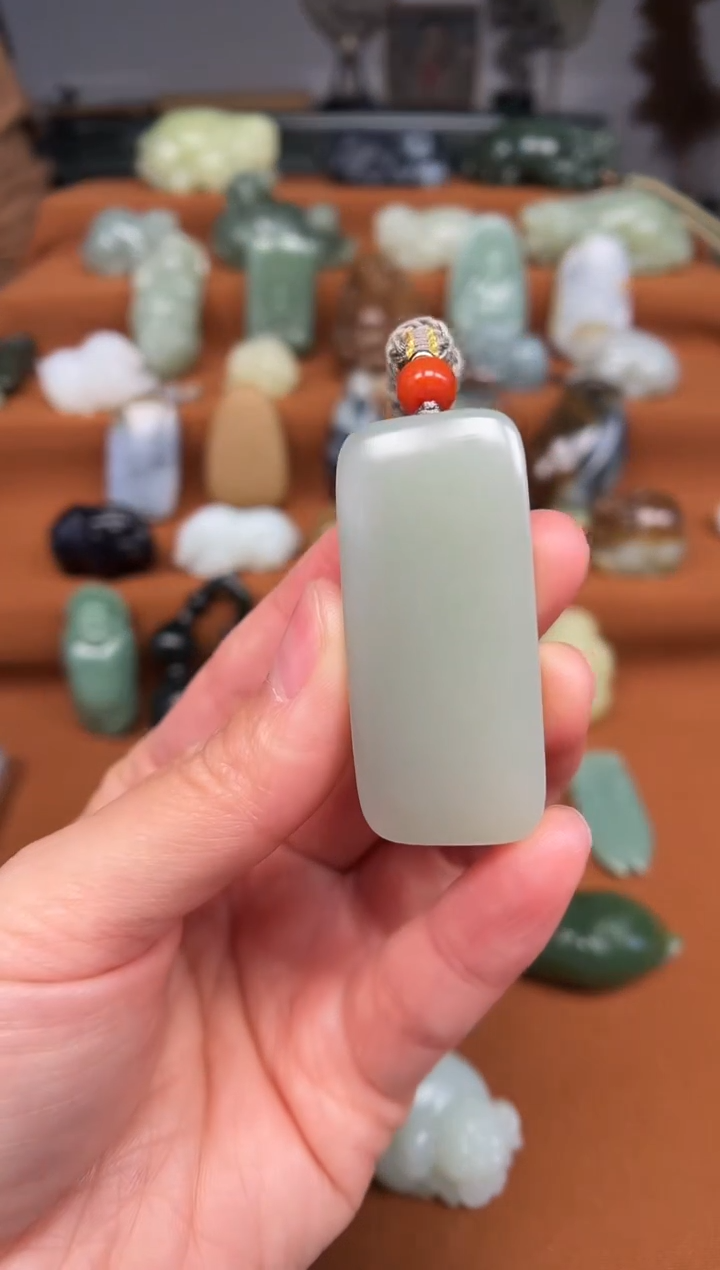 【闪购商品】和田玉颈饰未镶嵌平安牌