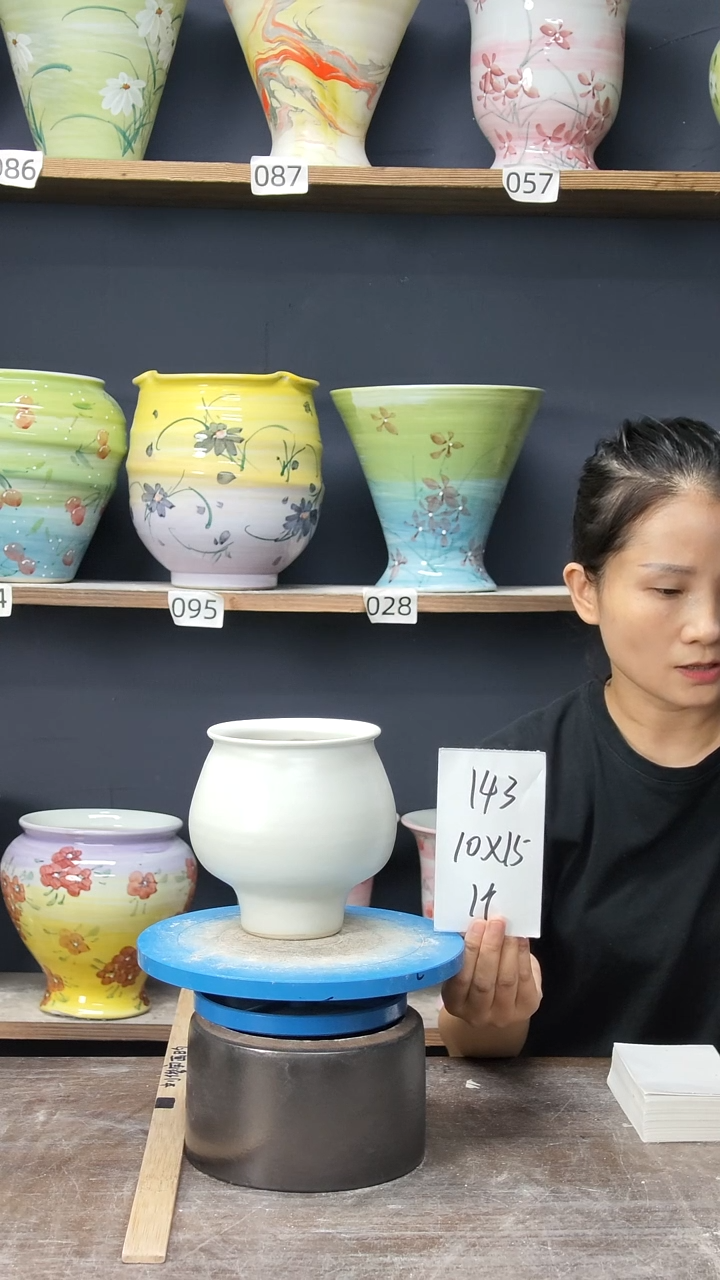 景德镇花盆默认微瑕143