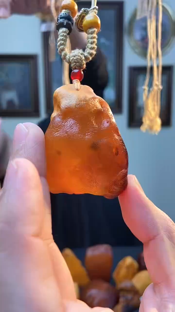 【闪购商品】蜜蜡颈饰未镶嵌吊坠