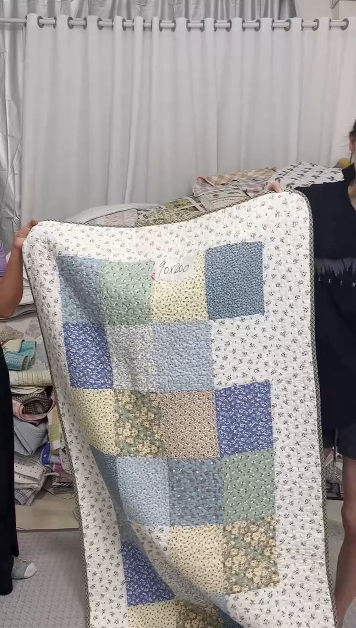 棉90*200白边百家被