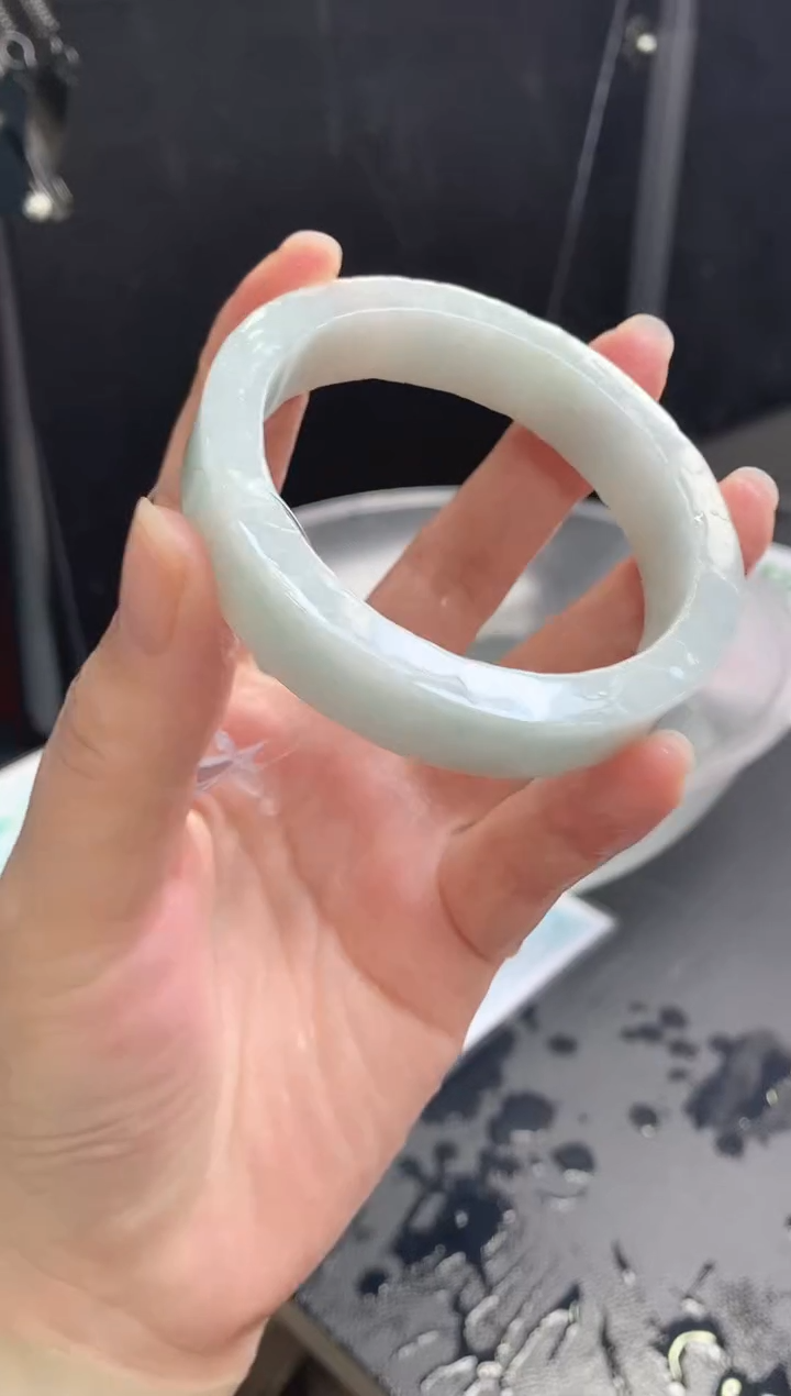 【闪购商品】定制翡翠手镯未镶嵌12  58-59正