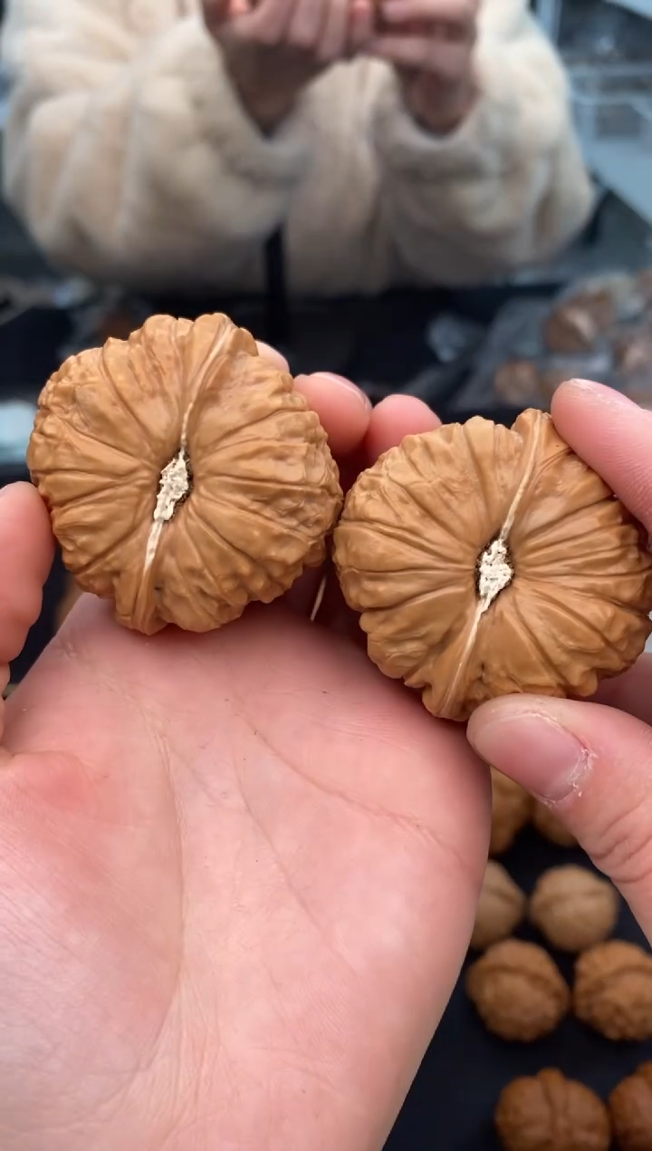 【闪购商品】文玩核桃把件南瓜墩47-u377