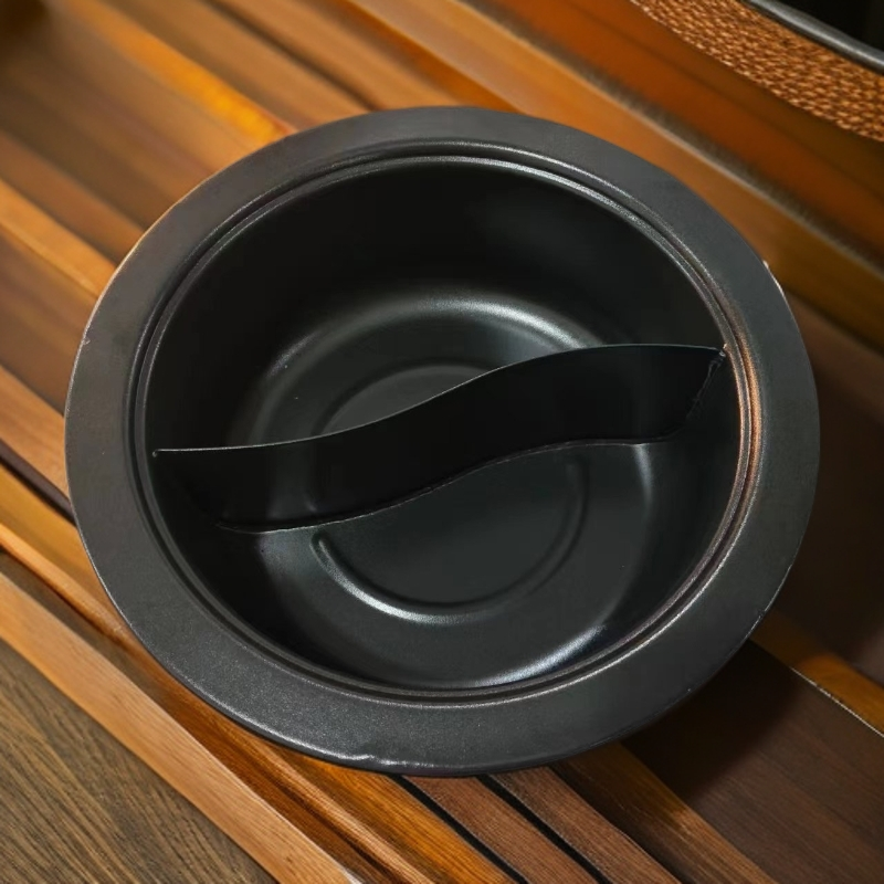 30cm珐琅鸳鸯火锅