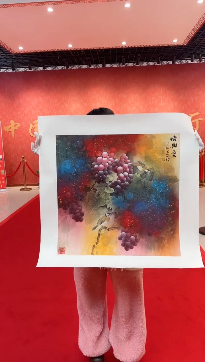 【闪购商品】国画道一老师亲笔绘画作品D42