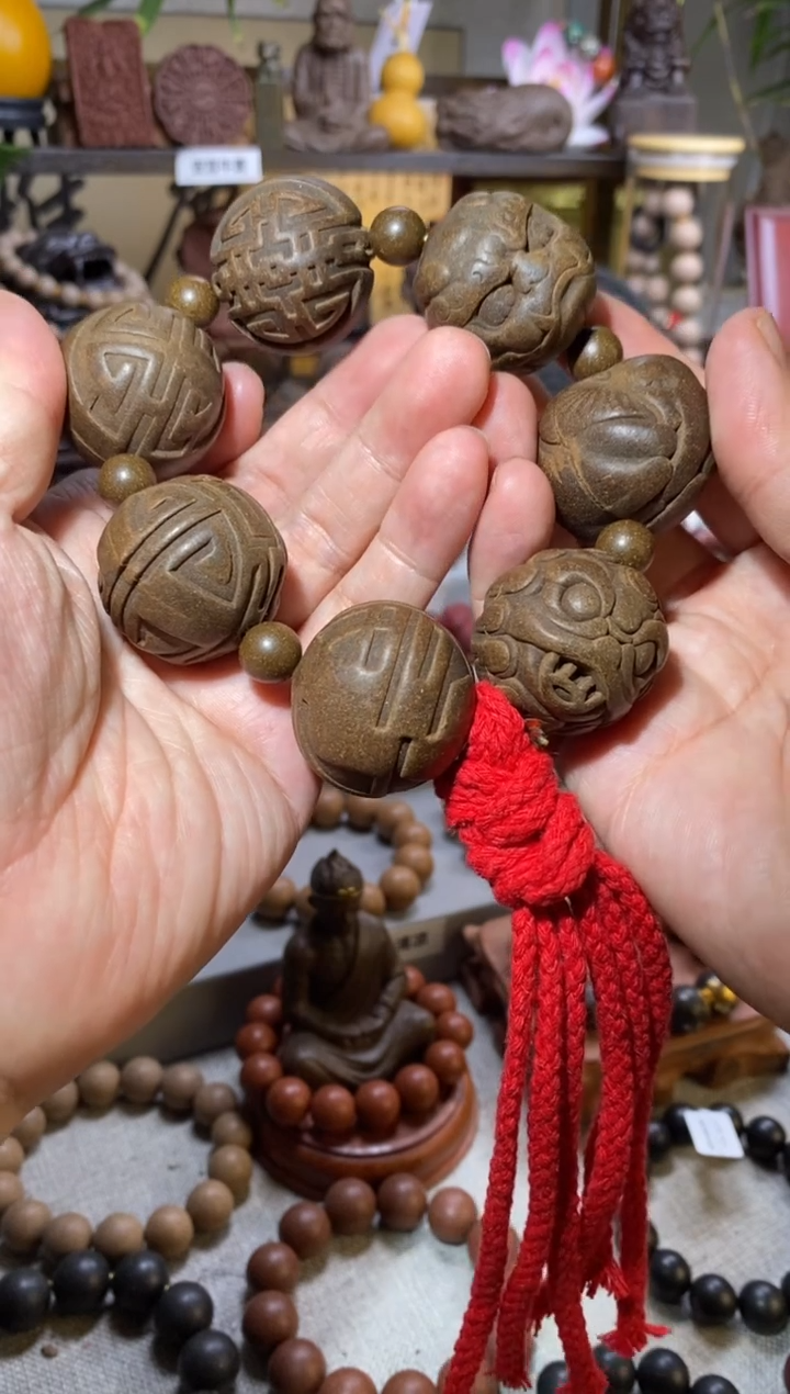 【闪购商品】泥塑古方大四合大手持7颗