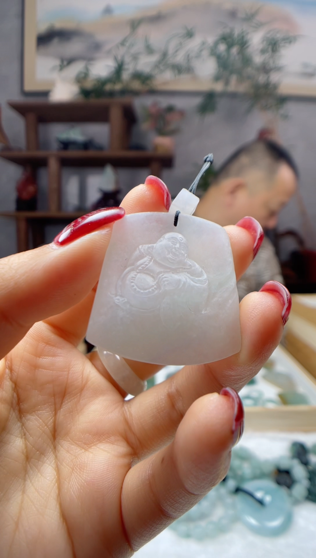 【闪购商品】定制翡翠未镶嵌佛公