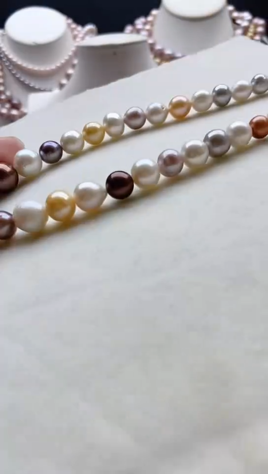 淡水珍珠未镶嵌颈饰1