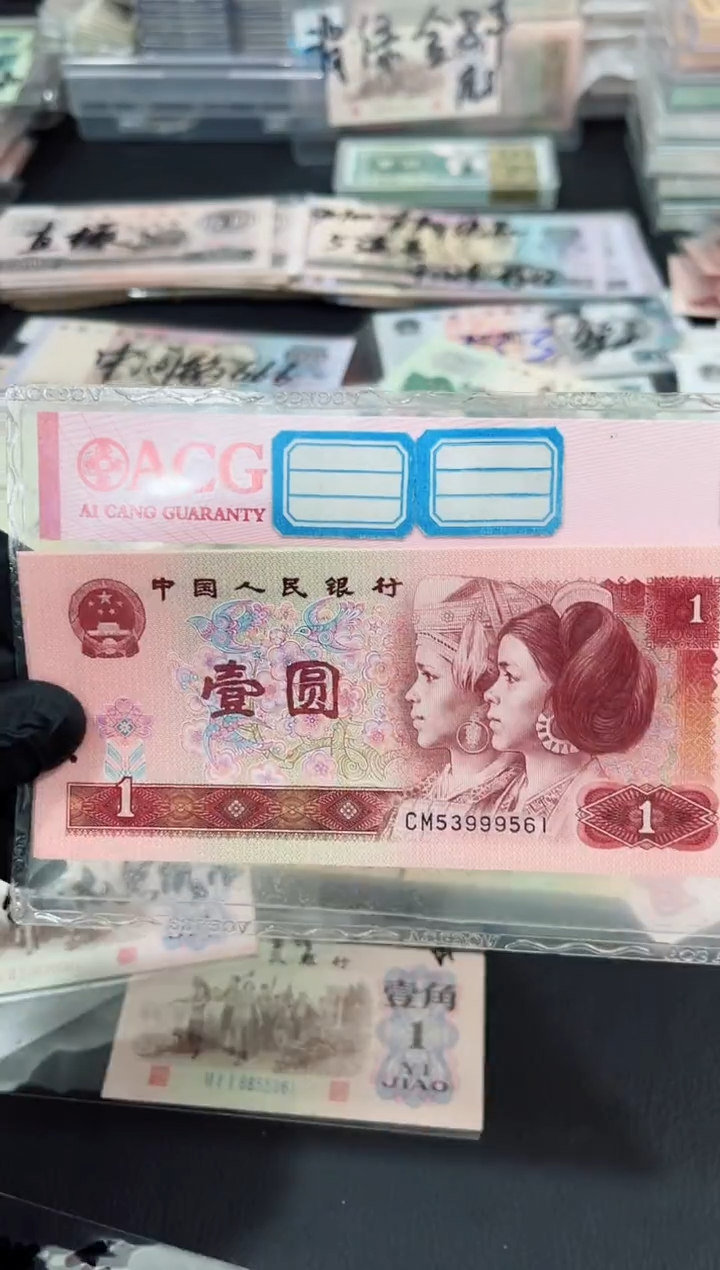 壹圆豹子身标十一组保真9561-570