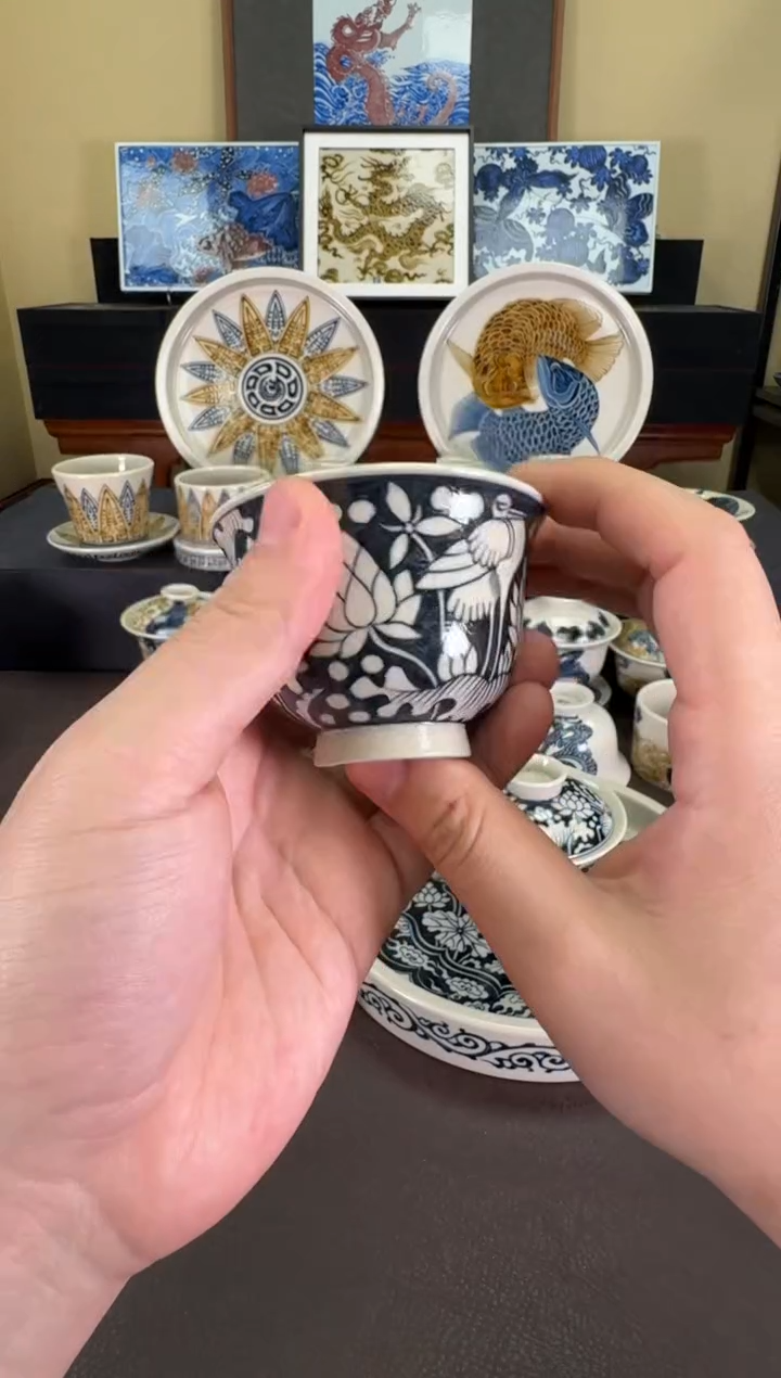 【闪购商品】二号釉一路连科铃铛杯