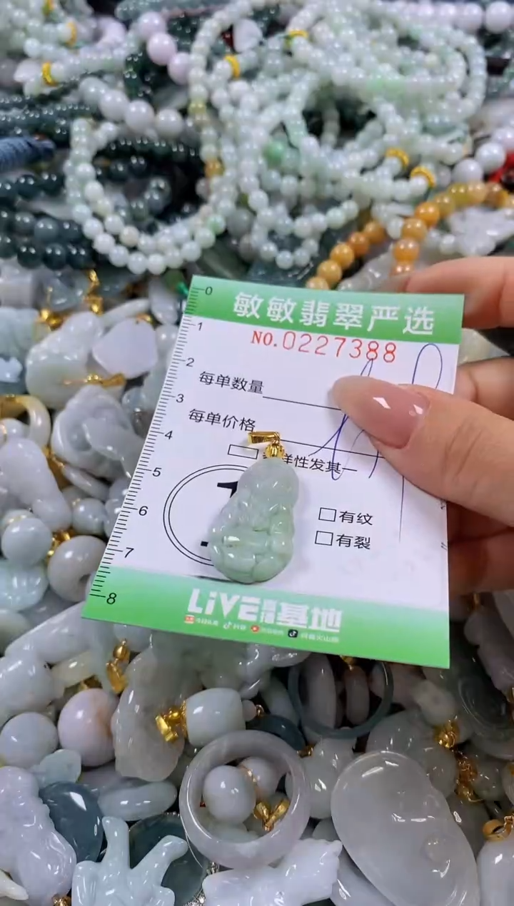 翡翠未镶嵌颈饰闪购0227388