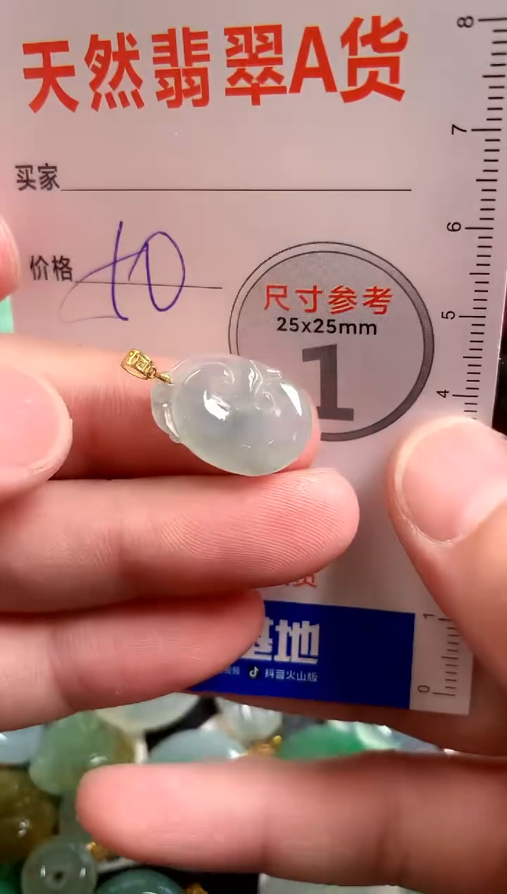 【闪购商品】翡翠颈饰18K金镶嵌14005948