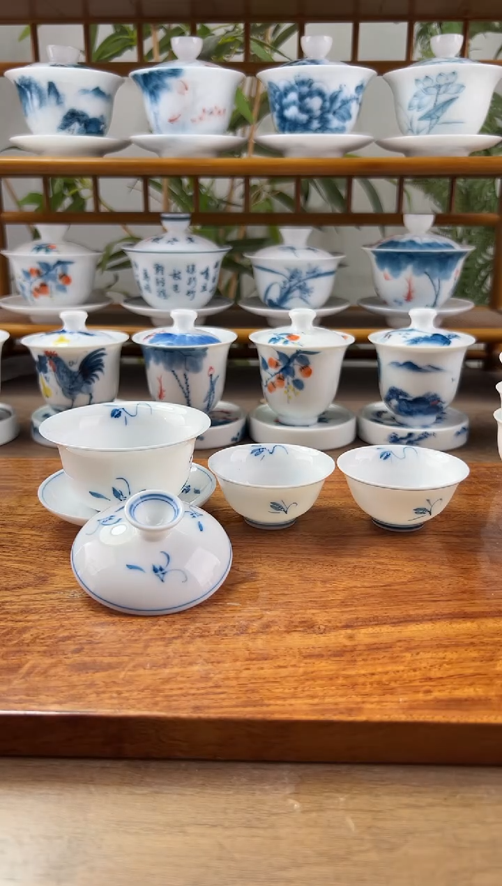全品玉兰80ml三才+小玉兰杯2个
