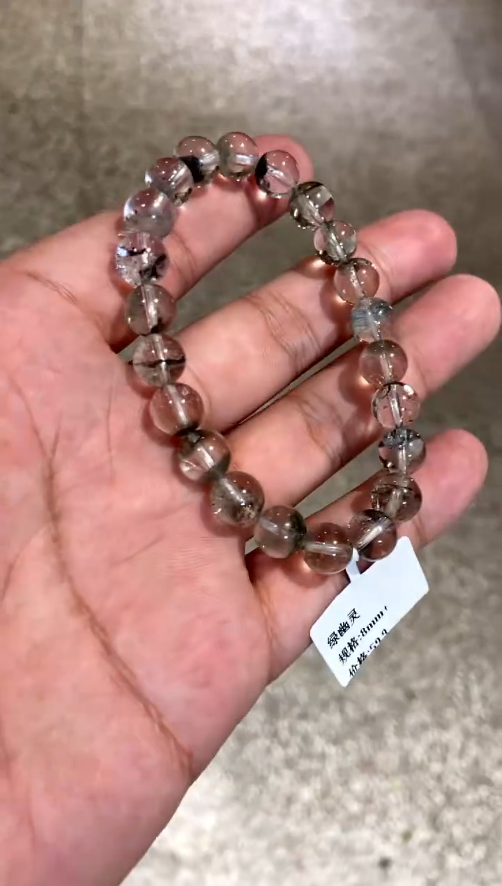 【闪购商品】水晶953-未镶嵌绿幽灵