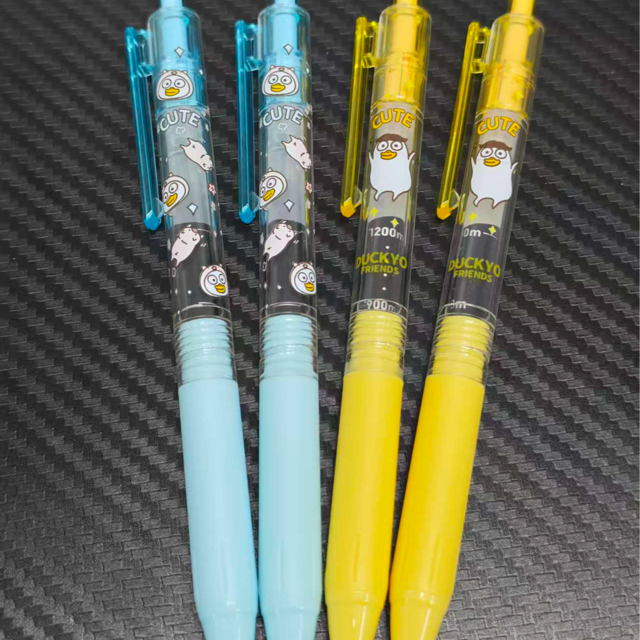 【发4支】【外贸款235D大容量st笔头黑色0.5mm】