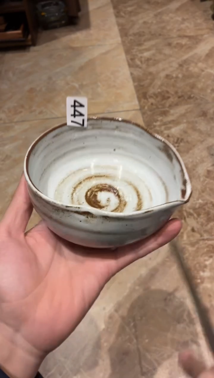 瓷片安***?447白麻点葫芦碗1个