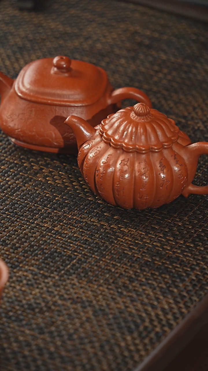 【闪购商品】紫砂茶杯非遗茶器-定风波锦囊壶（方壶+茶叶）