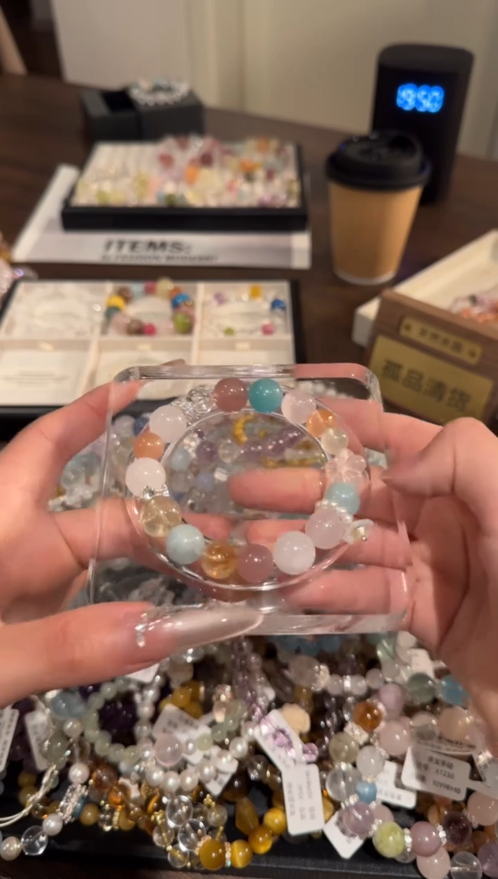 水晶手链合金多宝x1879