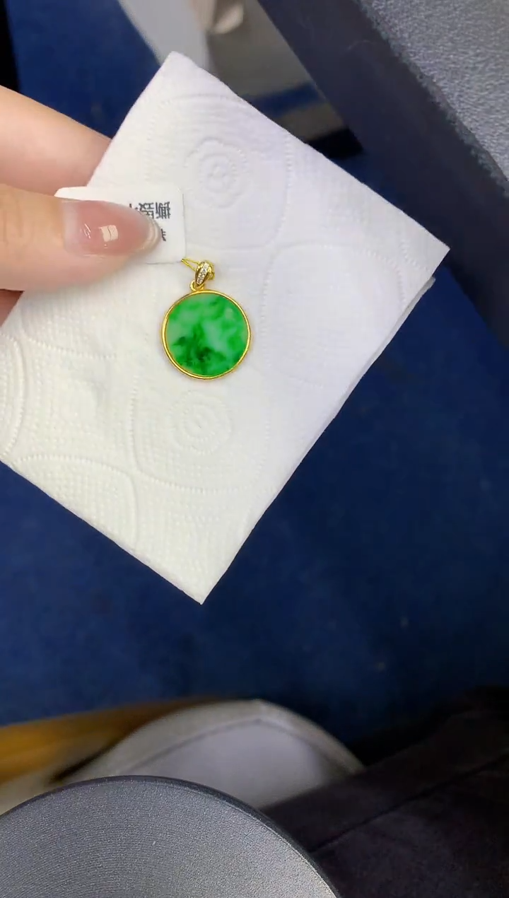 颈饰未镶嵌翡翠缅甸天然翡翠a货