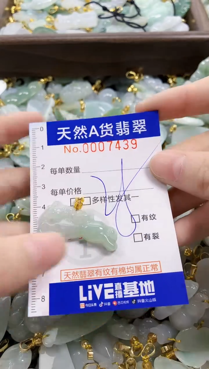 颈饰未镶嵌翡翠天然A货翡翠