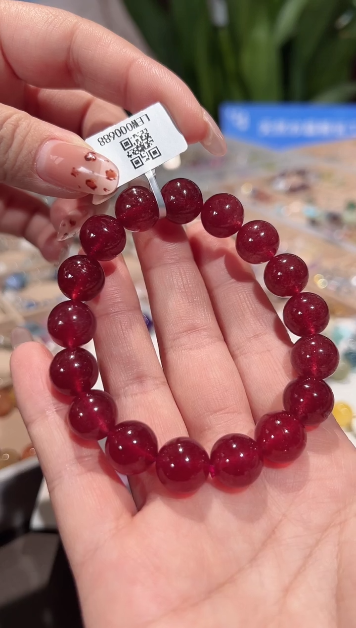 未镶嵌手串石英质玉手串