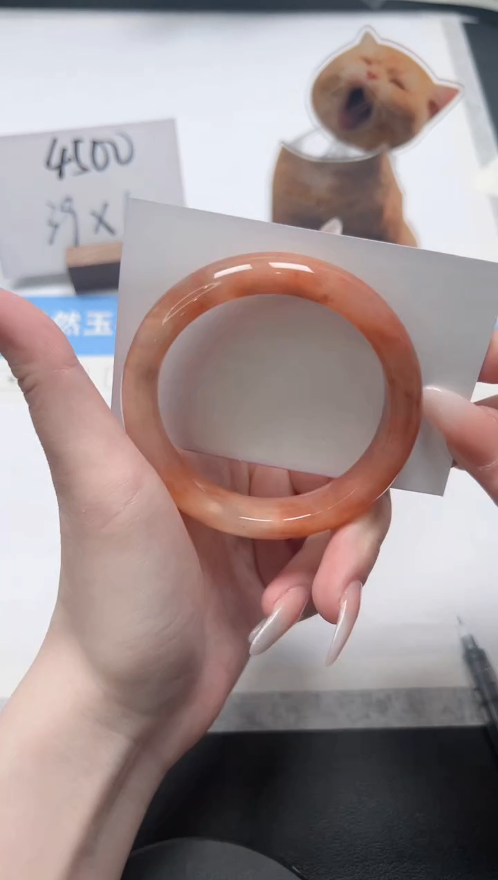 【闪购商品】石英质玉手镯未镶嵌161/桃花56.2