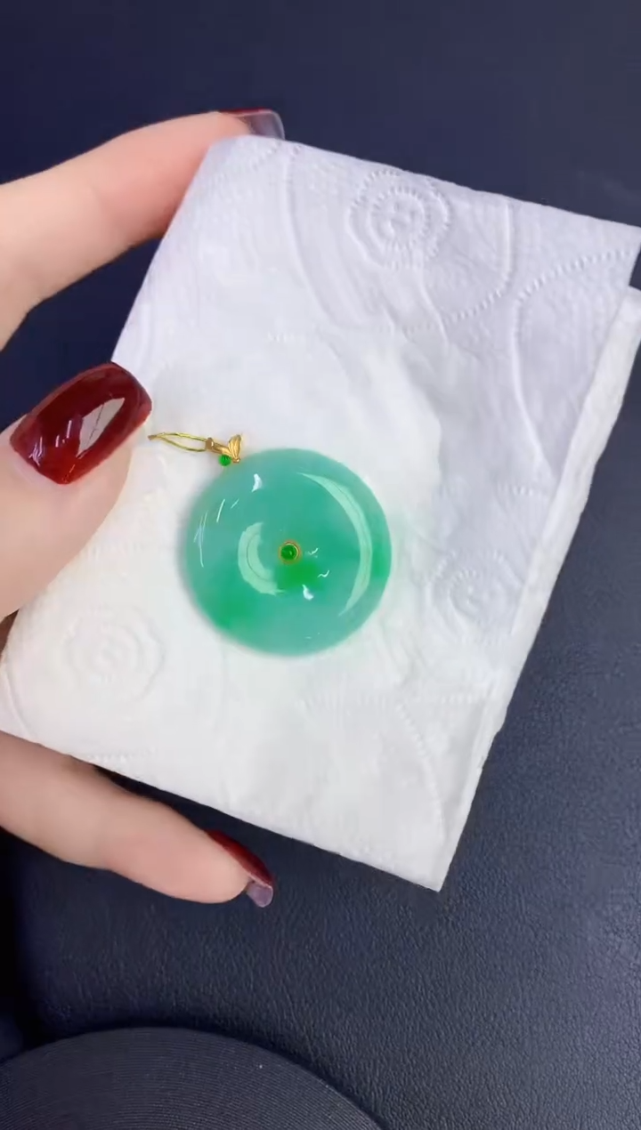 颈饰未镶嵌翡翠缅甸天然翡翠a货