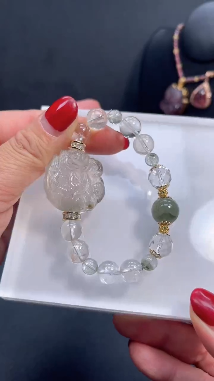 【闪购商品】水晶颈饰未镶嵌【百晶灵儿】天然水晶定制款