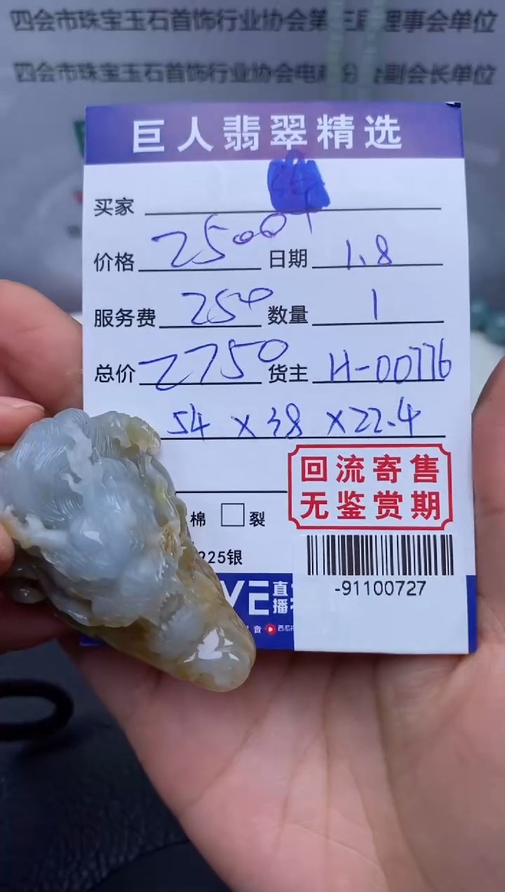 【闪购商品】翡翠颈饰未镶嵌多人-91100727