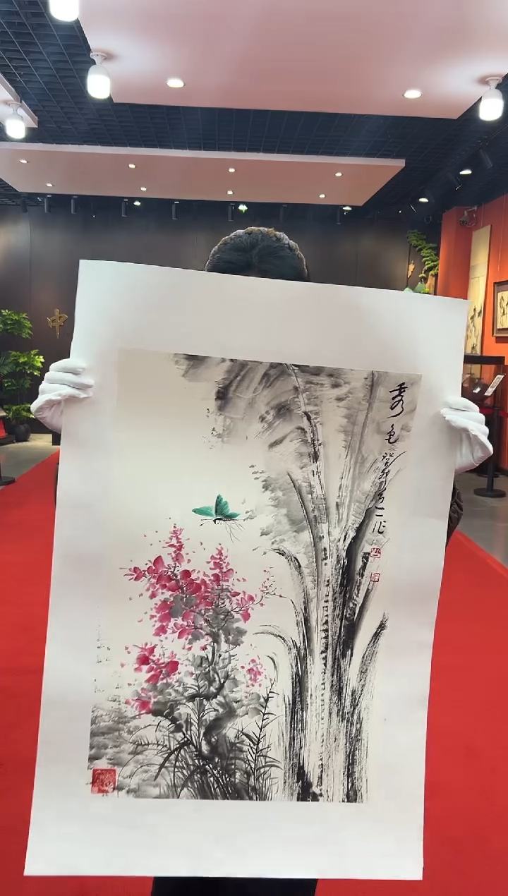 【闪购商品】国画道一老师亲笔绘画作品B20