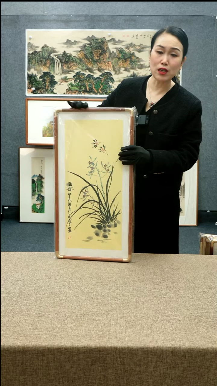 【闪购商品】国画33*66夏寒老师花鸟