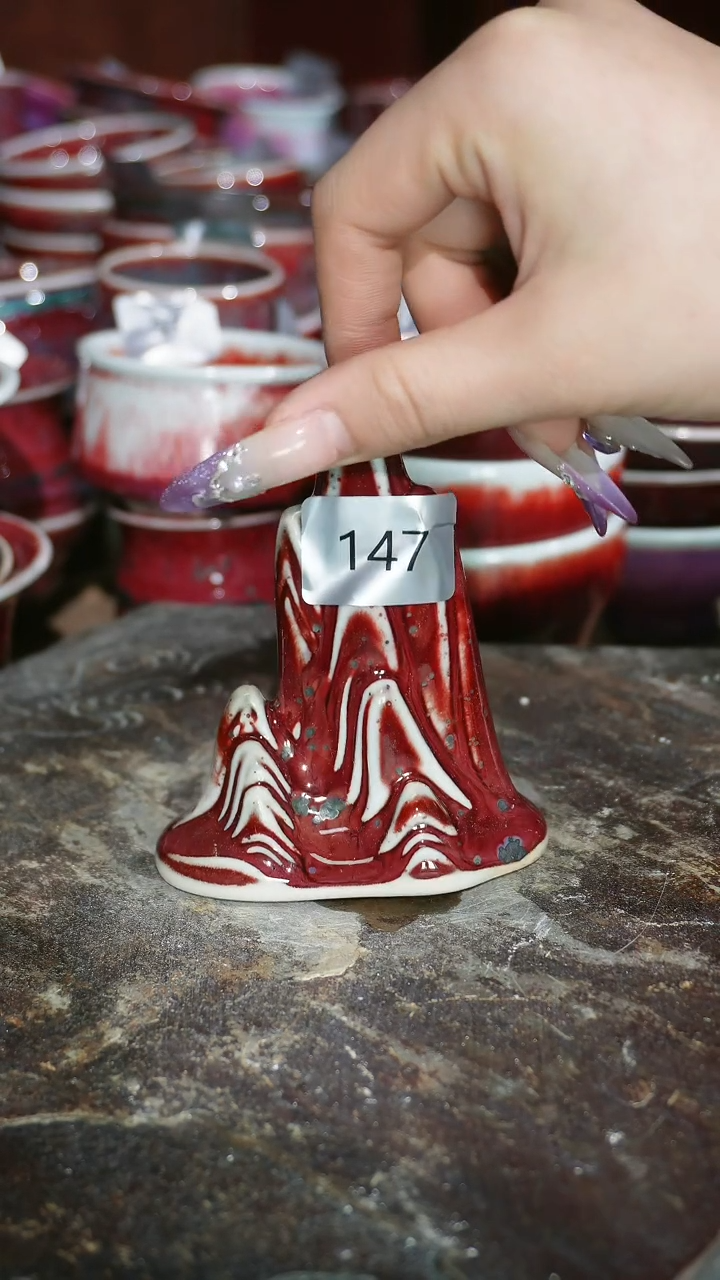 摆件陶精品窑变钧瓷茶器