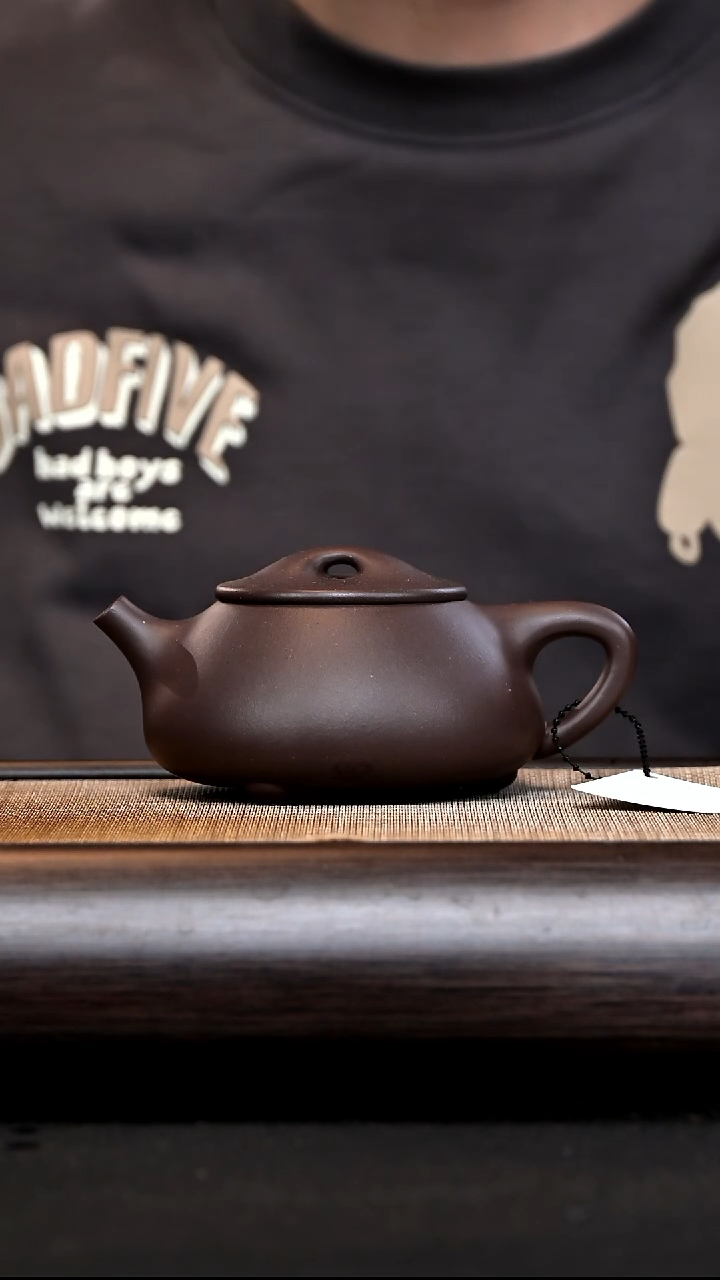 【闪购商品】紫砂茶壶AS12530 满瓢 紫泥