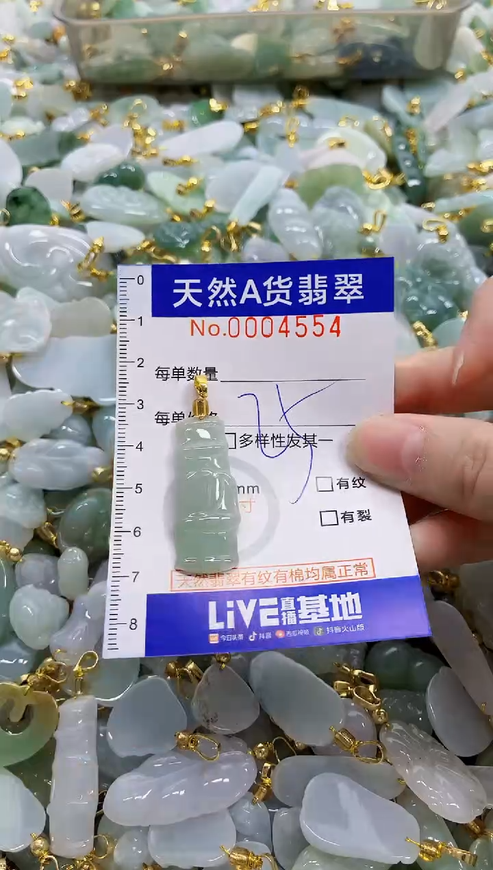 颈饰未镶嵌翡翠天然A货翡翠