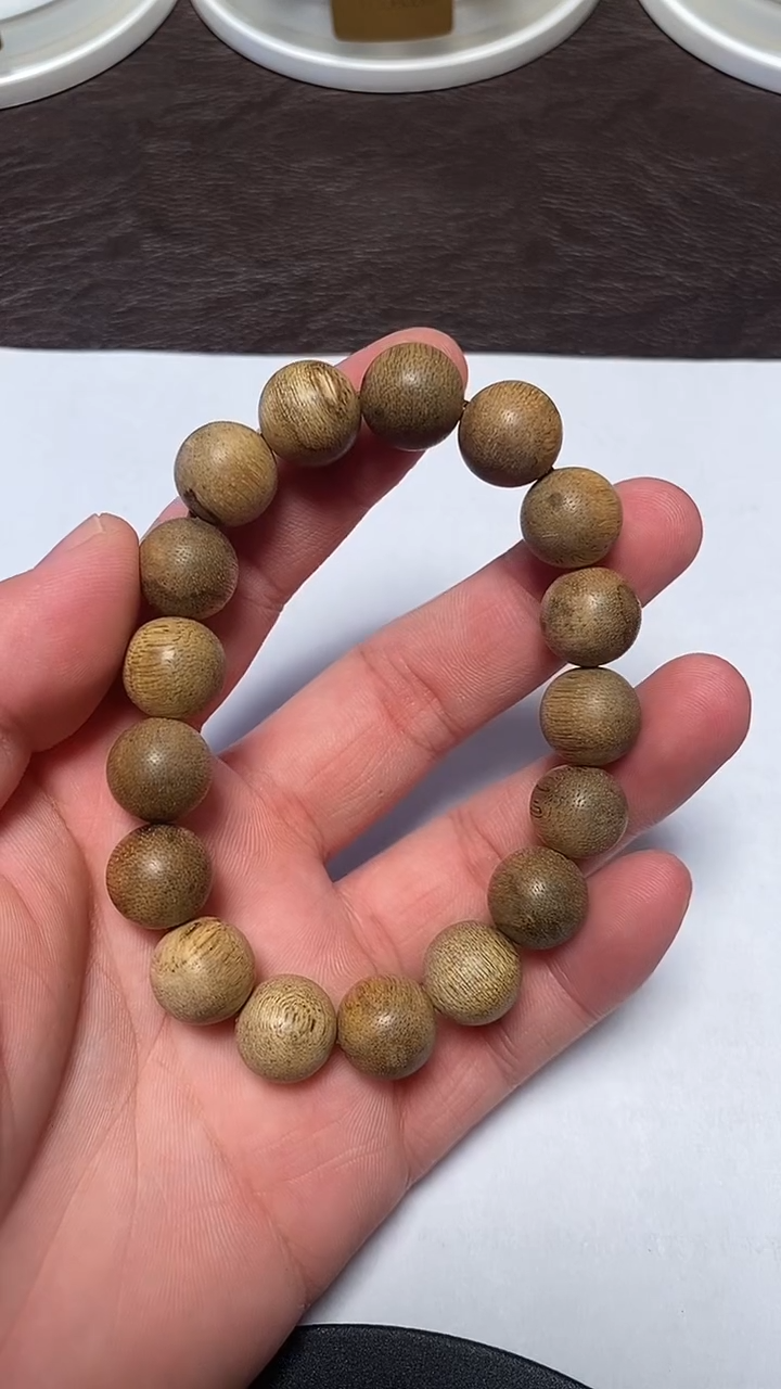 沉香手串沉香天然野菩萨棋单圈
