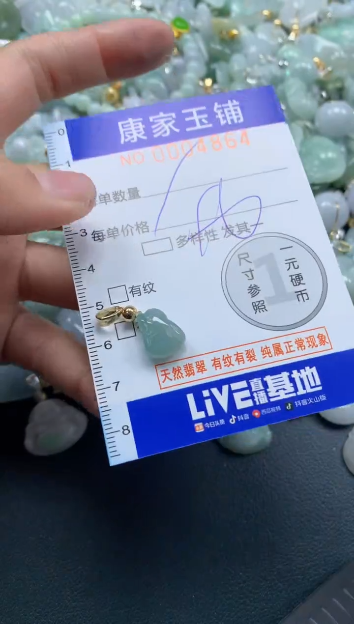 颈饰未镶嵌翡翠4864