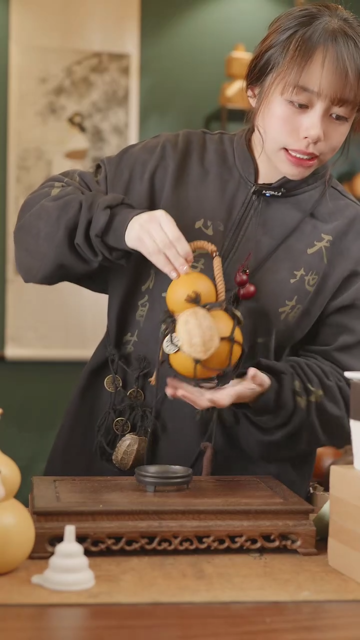 【闪购商品】306号精品天然大漆工艺防渗内胆酒葫芦~