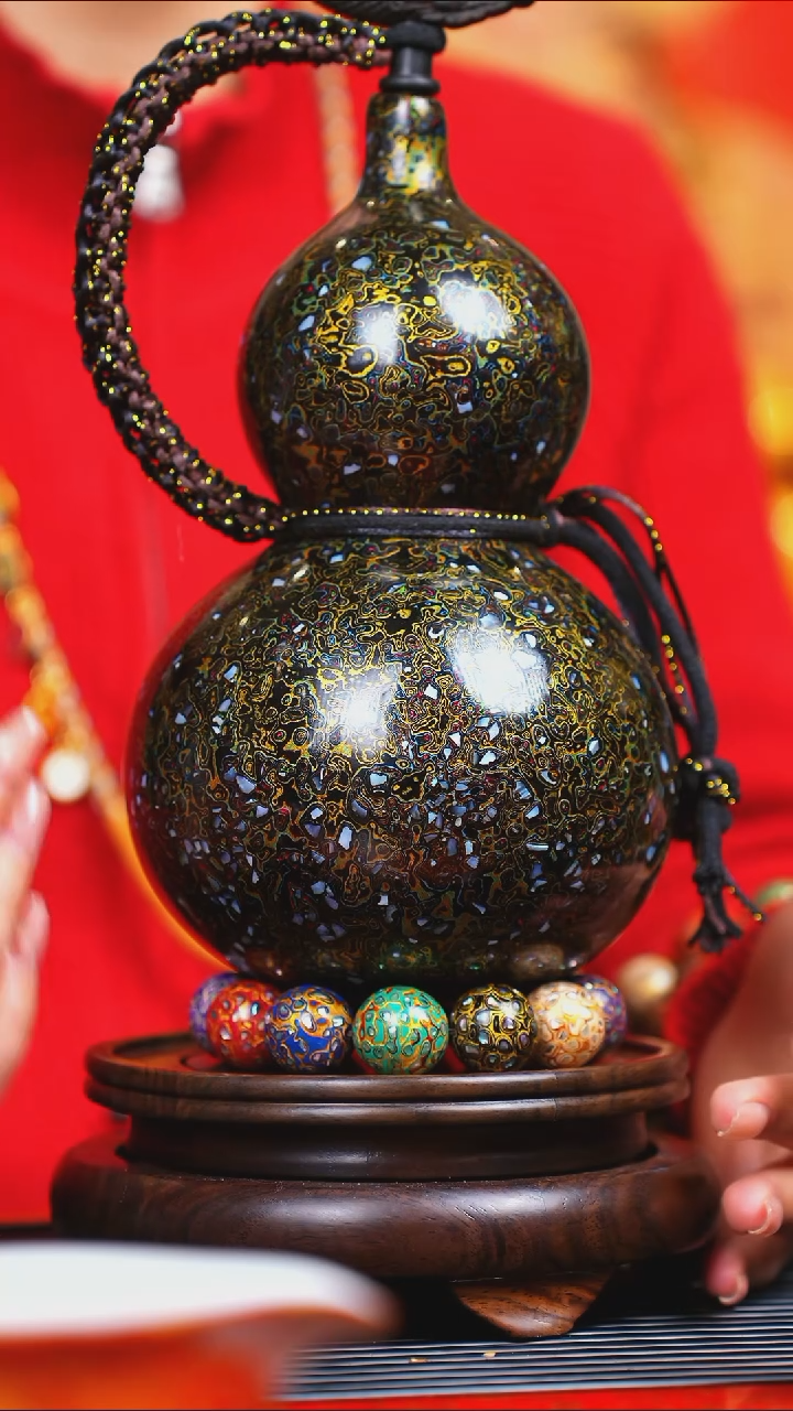 【闪购商品】JW067非遗臻选大漆酒葫芦