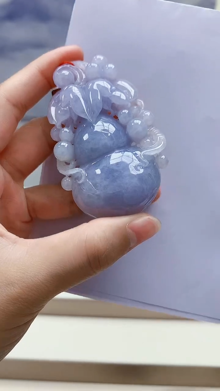 未镶嵌定制翡翠4852lr-毛货挂件96