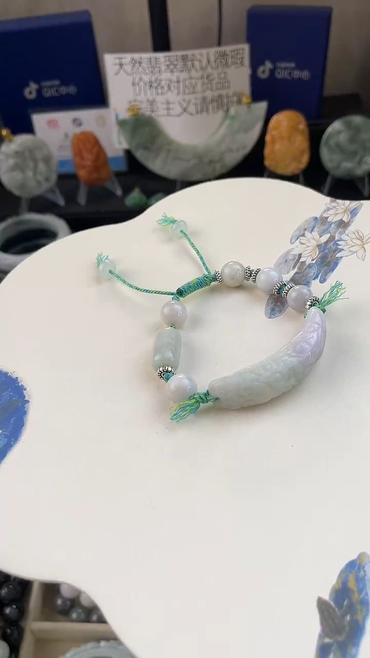 未镶嵌手链翡翠手工定制默认微瑕主播介绍为准