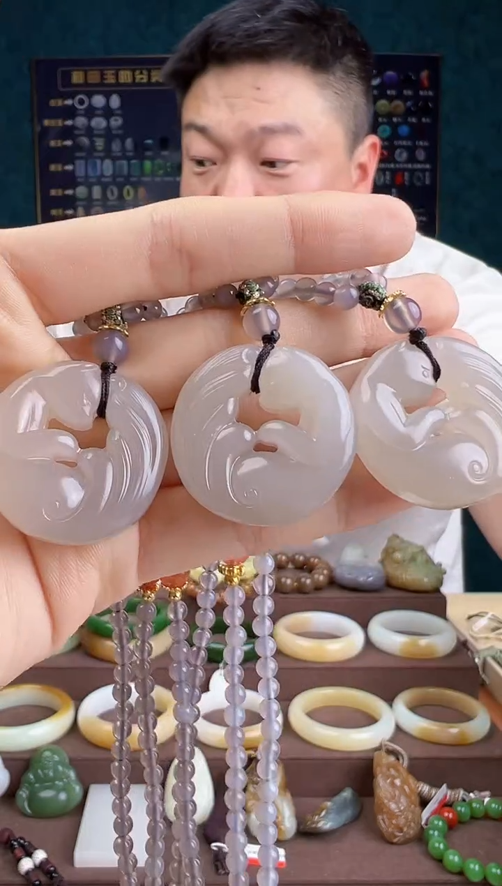 【闪购商品】和田玉颈饰未镶嵌ZZ 拍一发一 多样性发货