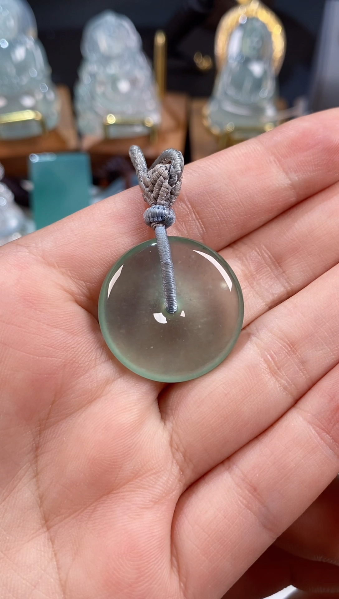 【闪购商品】翡翠颈饰未镶嵌翡翠平安扣吊坠