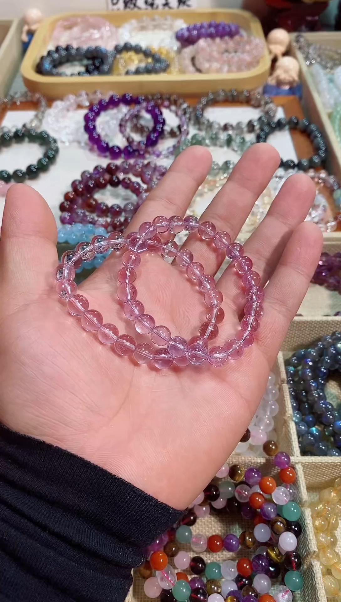 【闪购商品】紫晶手链未镶嵌玻利维亚紫水晶8m+(多样性发其一）