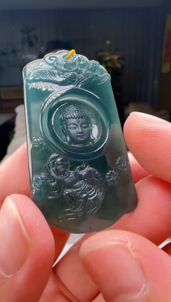 吊坠(赠链)未镶嵌翡翠ZM@@960Q3J18563H