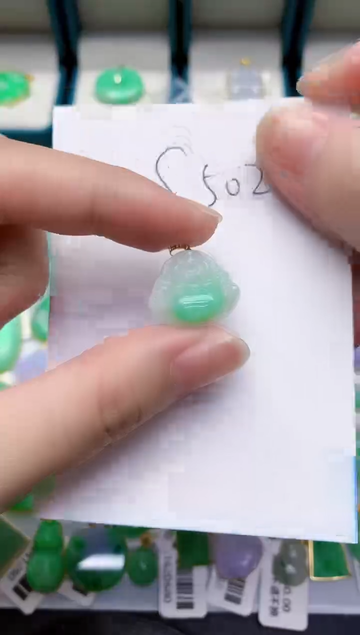 【闪购商品】翡翠颈饰18K金镶嵌000000000