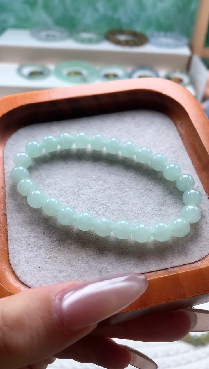 未镶嵌手链翡翠7.0