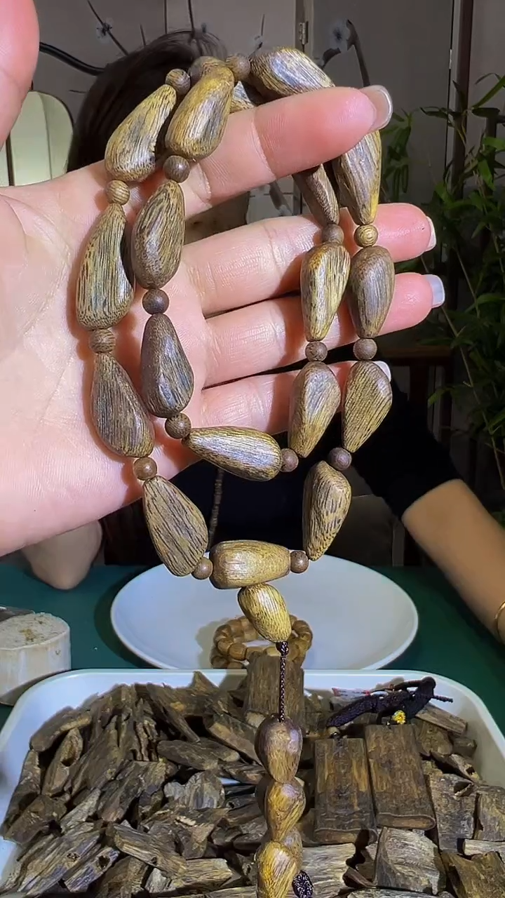 【闪购商品】沉香手串九九沉树丁双圈多样发一白棋18