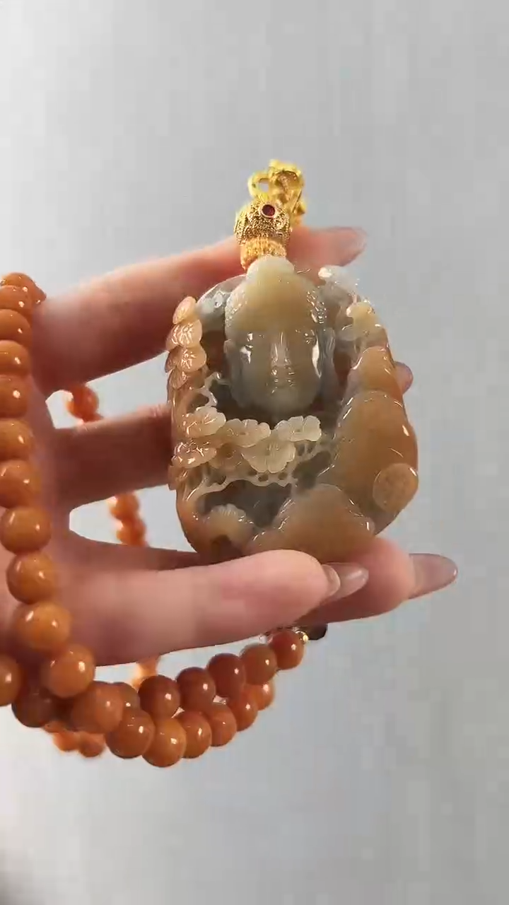 颈饰未镶嵌翡翠阿弥