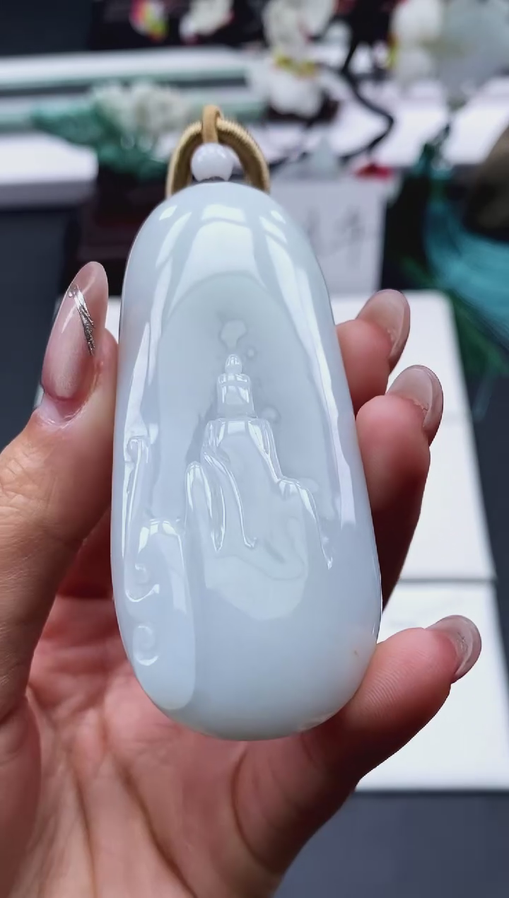 【闪购商品】翡翠颈饰未镶嵌天然缅甸翡翠A货